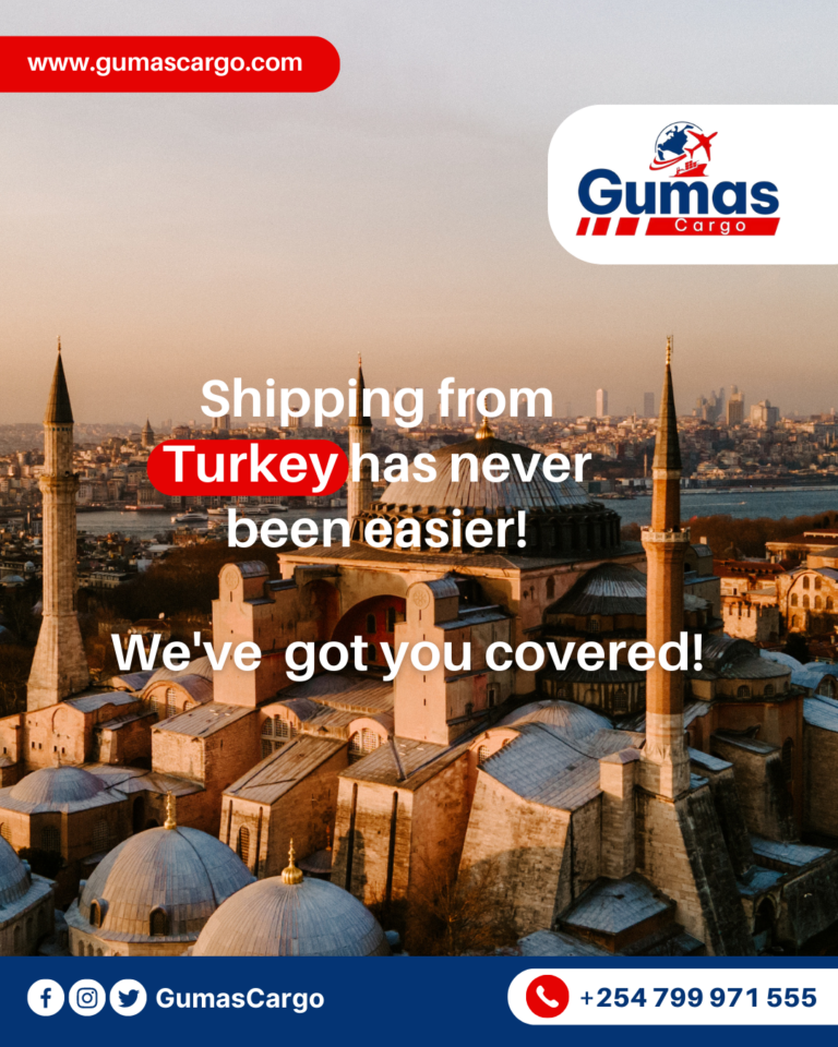 Top 20 Profitable Products to Import from Turkey to Kenya and Swift Shipping with Gumas Cargo