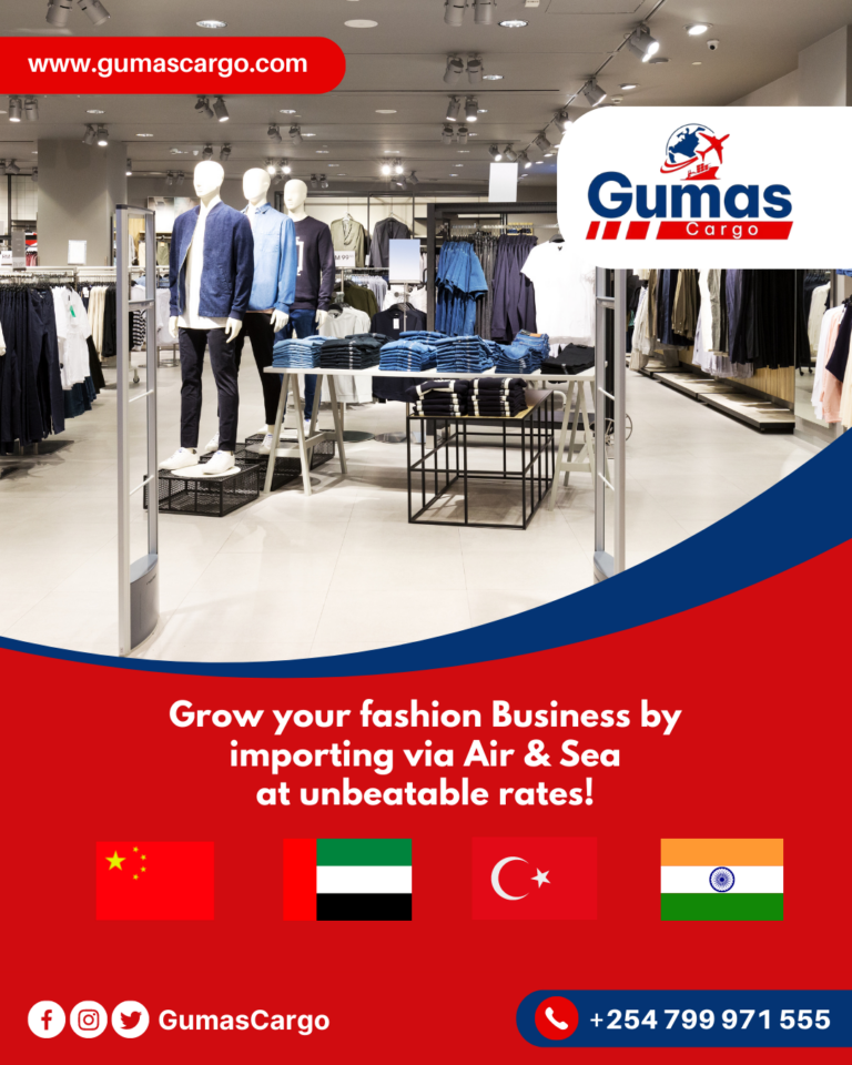 Shipping Your Clothing Items from Turkey to Kenya: Gumas Cargo’s Expertise