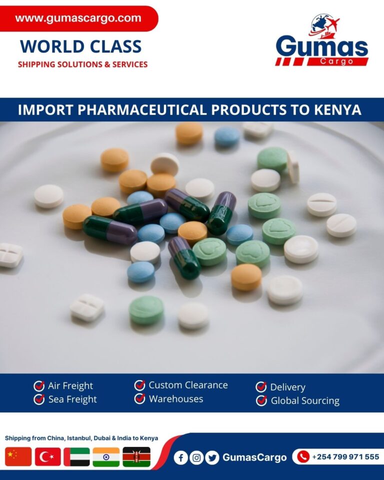 How Gumas Cargo Ensures Timely Delivery of Pharmaceutical Products from India to Kenya